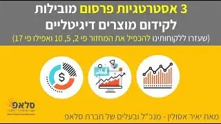 מהם 3 אסטרטגיות הפרסום שעזרו ללקוחותינו להגדיל את ההכנסות פי 3 פי 5 ואפילו פי 17?