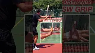 Flat Forehands with Semi-Western Grip