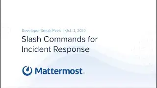 Developer Sneak Peek | Slash commands for incident response