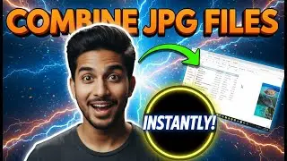 How to Combine JPG Files Into One File | Quick & Simple Tutorial