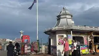 Brighton Beach, Pavilion and Pier (Brighton and Hove) England