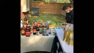 Mobile bartender set up! Private Events