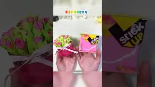 Розы из стикеров 