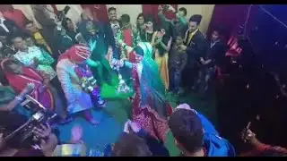 Bride & groom dance on dhol jageero da dance