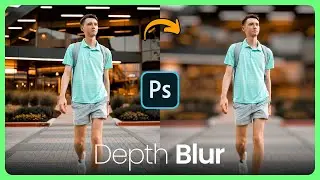 Depth Blur in Photoshop | Create Stunning Depth of Field Effects | Hindi Urdu