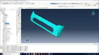 Car bumper crush test analysis in ABAQUS