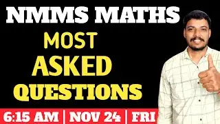 NMMS MATHS | NMMS IMPORTANT QUESTIONS | NMMS SAT