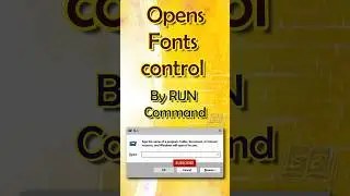 Windows Fonts controls 