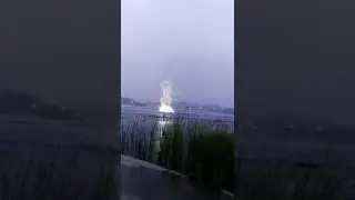 çin de  yapılan inanılmaz su fıskiyesi gösterisi