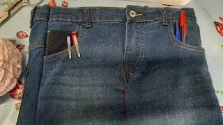 Portafolios pantalón vaquero