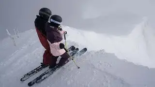 Dropping Into the Big Couloir | March 2024