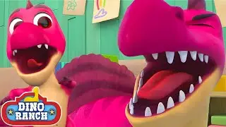 ¡Mamá Espinosaurio está enojada! | Dino Ranch Español