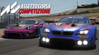 BMW vs. Porsche - Laguna Seca Monster Fight Assetto Corsa Competizione