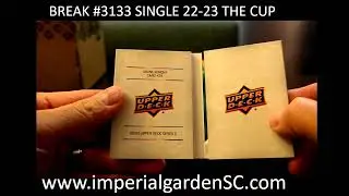 SINGLE BREAK #3133  : 22-23 #upperdeck  THE CUP (EXQUISITE) NHL HOCKEY BOX