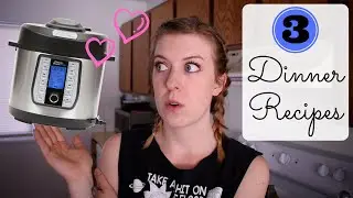 3 Dinner Recipes For Power Quick Pot (Or Instant Pot) | Delicious & Easy