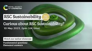 Join our RSC Sustainability author showcase