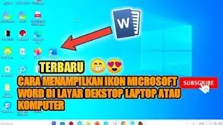 HOW TO DISPLAY MICROSOFT WORD ICONS ON YOUR LAPTOP OR COMPUTER DESKTOP SCREEN