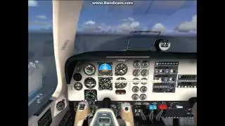 FSX: Short flight from TNCE to SABA