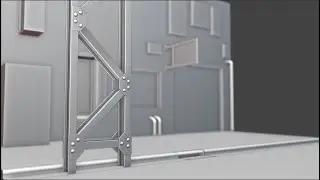 3D Modeling in Blender - Cyberpunk Street Part 3: Metal Truss