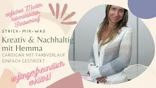 Sustainable Cozy Cardigan – Simple to Knit & Explained for Beginners