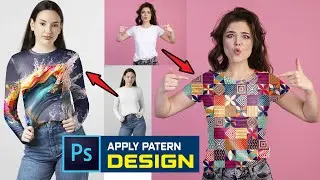 How to add patterns and textures to clothing in photoshop 2024