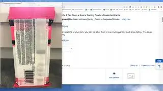 How To List an Item on ebay From Home (Basketball Cards)