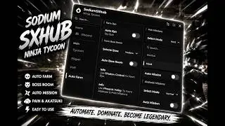 Script Ninja Tycoon Auto Ryo, Auto Mission | SodiumSX