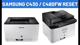 Samsung Xpress SL-C480FW - C430W Yazıcı Reset Toner Chip Reset Çipsiz Çalıştırma