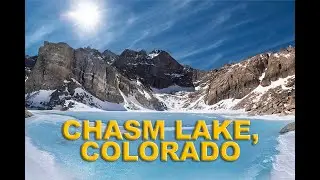 Chasm Lake winter hike, Rocky Mountain National Park