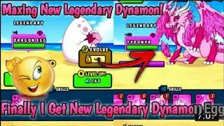 Maxing and evolving new diamond legendary dynamo || Dynamons world new update |