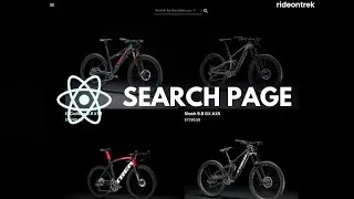 React Search Page Tutorial Using Hooks & Search Algorithm | React JS For Beginners