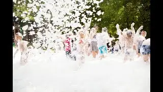 Пенная вечеринка на базе отдыха 