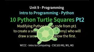 10 Python Turtle Squares Pt2