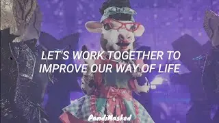 Cow Performs "Rhythm Nation" By Janet Jackson (Lyrics) | The Masked Singer