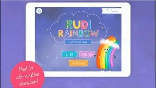 🌈 Explore the Weather and Space with Rudi Rainbow: Learning, Reading, and Playing in One App! 📚🌦️