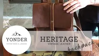 Heritage Vintage Leather Mini Backpack | Yonder Bags