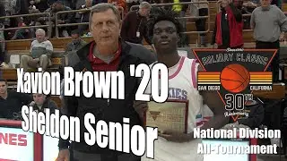 Xavion Brown '20, Sheldon Senior at the 2019 Torrey Pines Holiday Classic