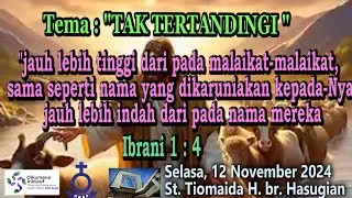 Renungan Harian ,   12 November 2024  HKBP Bandung Reformanda