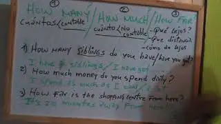 How much/ how many/how far) with examples
