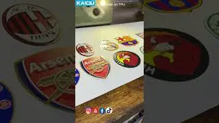 NEW TPU 3D Logo Patches printing solution by KAIOU Printers