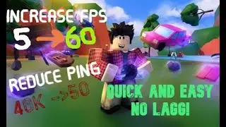 How to Increase Roblox FPS and Reduce Ping! *Fast And Easy NO LAG*