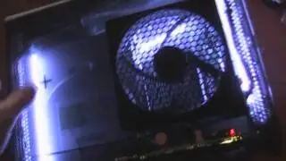 Xbox 360 mod - 12v Fan and Light mod in Ghostcase