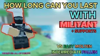 (TDS) HOW LONG CAN YOU LAST WITH ONLY MILITANT VS ALL MODES? | ROBLOX