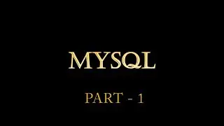 MySQL Tutorial for Class XII in Hindi PART - 1