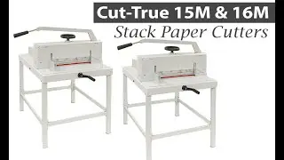 Overview of the Cut-True 15M & 17M Stack Cutters from Formax