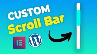 🔥 Elementor Custom ScrollBar | WordPress Custom Scroll Bar 🔥| Custom Progress Bar | Ayushman Jena