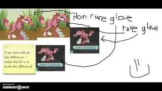 animal jam: the grey glove and the rare grey glove