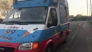 Local mr whippy ice cream van playing greensleeves