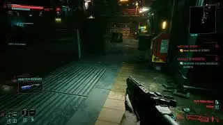 [Cyberpunk 2077] The Mox Shotgun damage and range testing - 4x purple damage mods