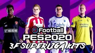 eFootball PES 2020 Denmark 3F Superliga Teams and Kits